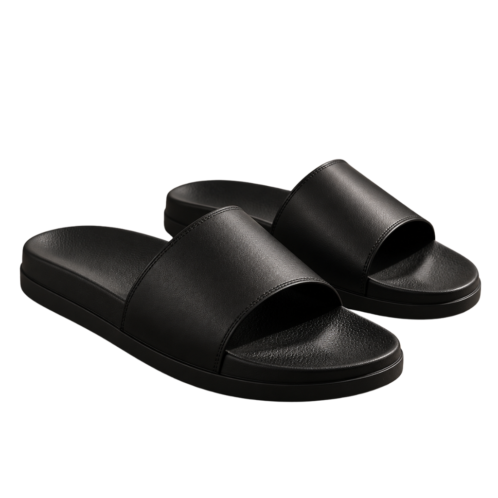 Premium Comfort Slide Sandals – Black | YENPHINKS