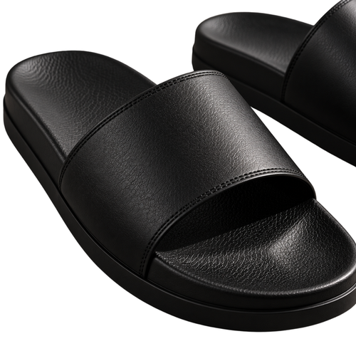 Premium Comfort Slide Sandals – Black | YENPHINKS