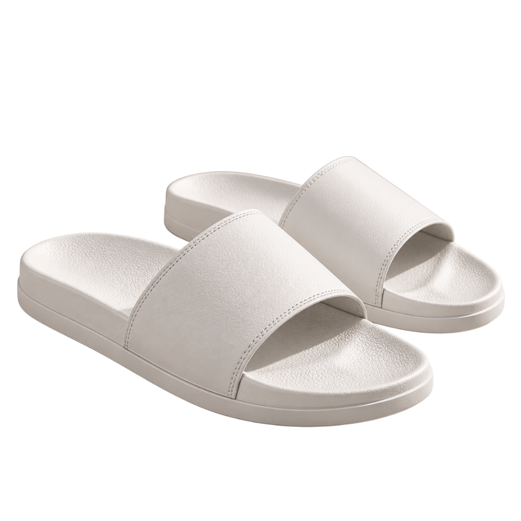 Premium Comfort Slide Sandals – White | YENPHINKS
