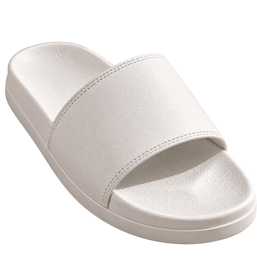 Premium Comfort Slide Sandals – White | YENPHINKS