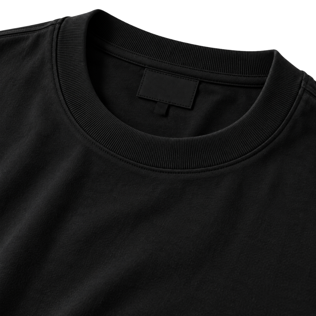 Premium Cotton Plus Size T-Shirt – Black | YENPHINKS